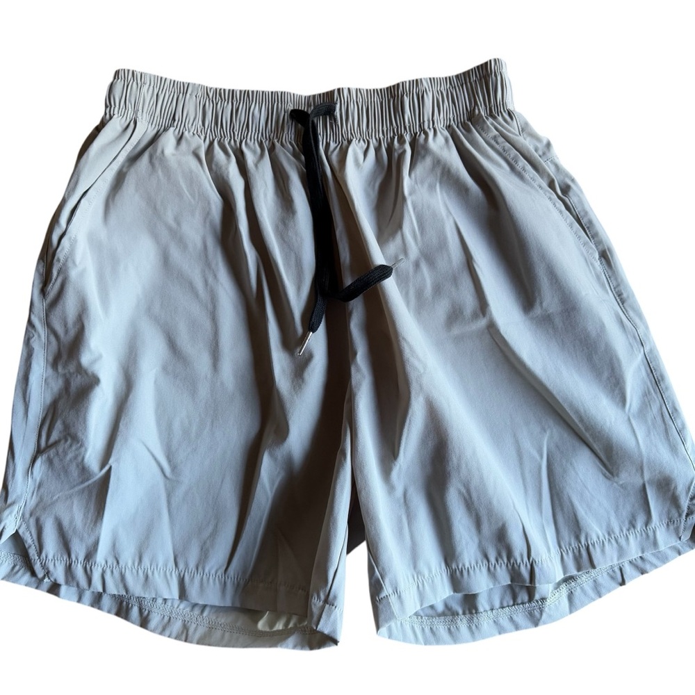 Men's Gray Coofandy Nylon Pullon athletic Shorts Size M